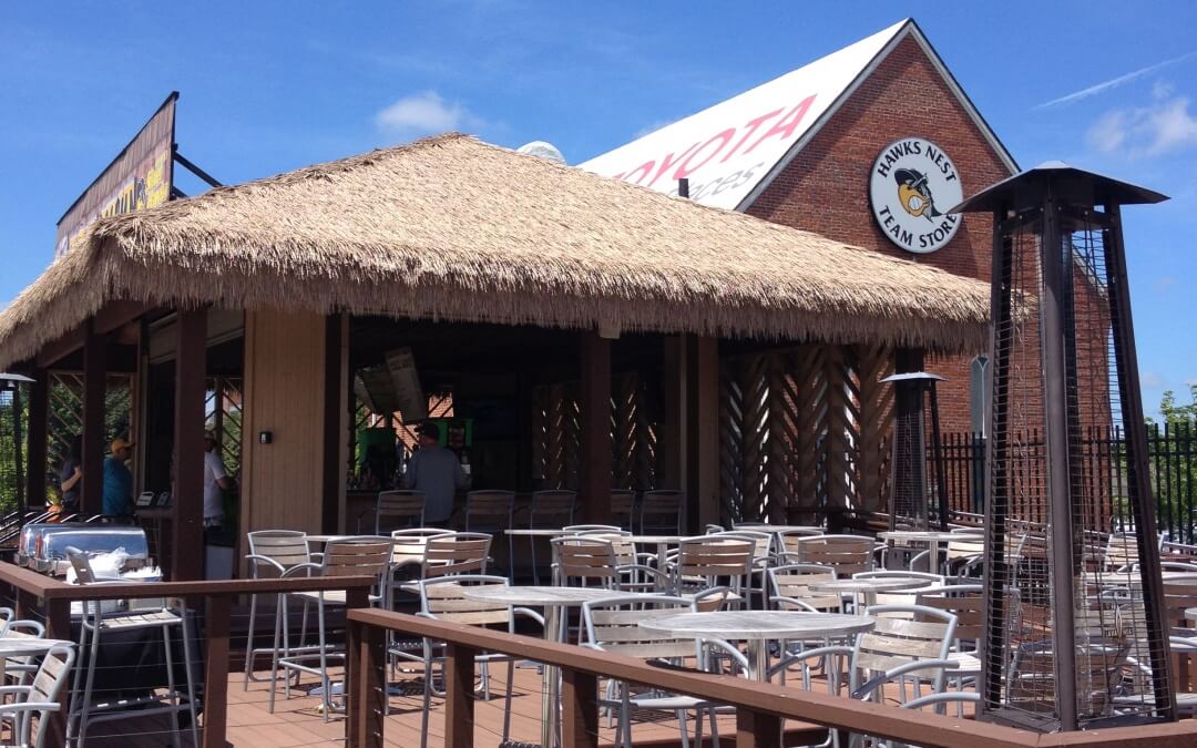 South Bend Cubs Tiki Hut