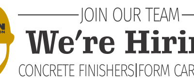 Ancon is Growing!  Open Position Announcement-Concrete Finisher/Form Carpenter